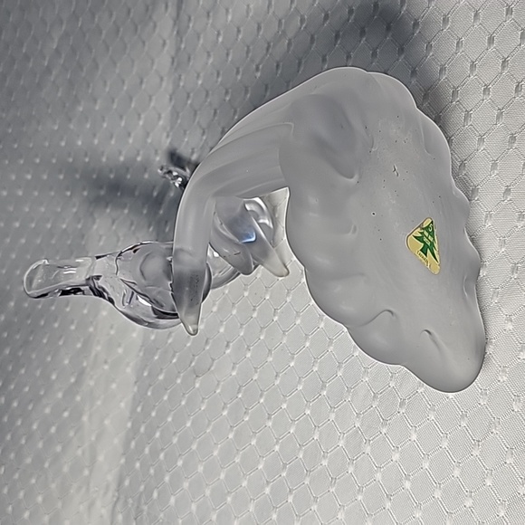 Crystal Glass Kissing Birds Sculpture - Picture 3 of 6